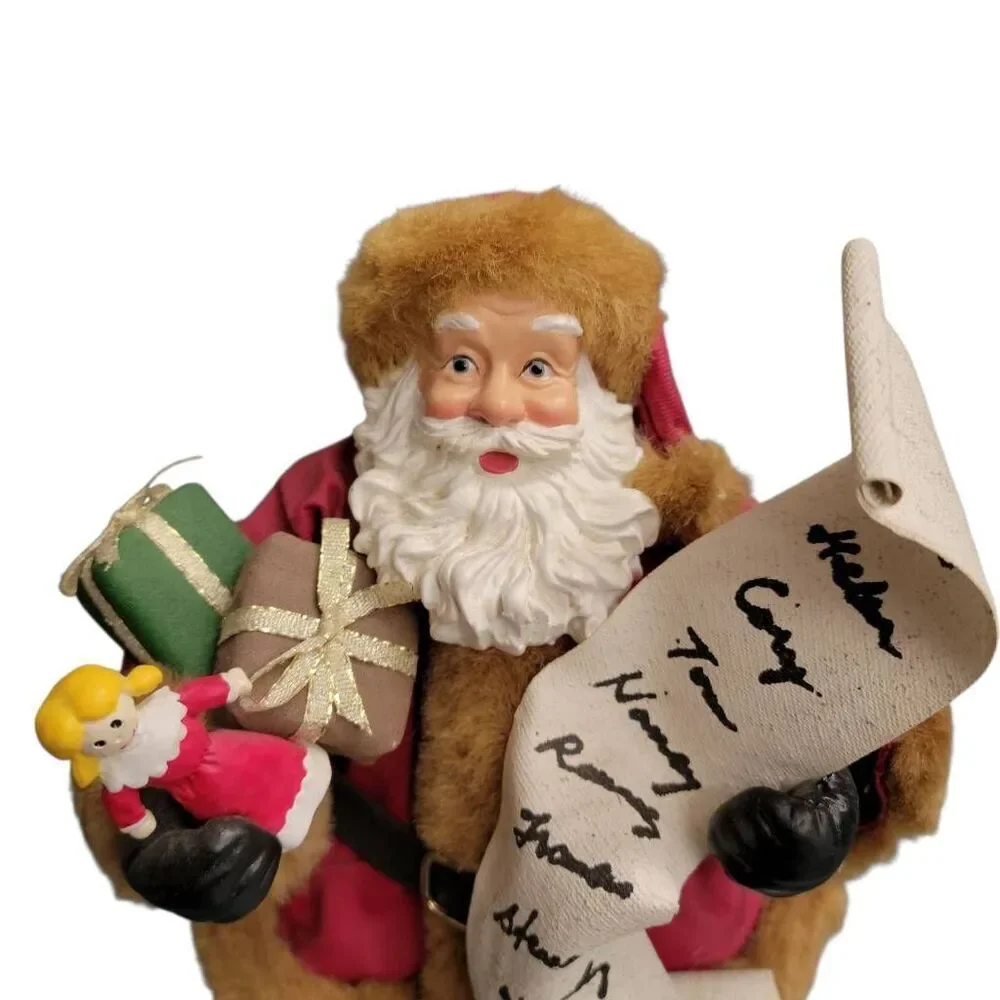 Cracker Barrel Santa Whimsical Vintage Figurine in Original Box